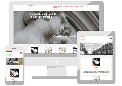 Thorn-Immobilien WebSite von Quintact